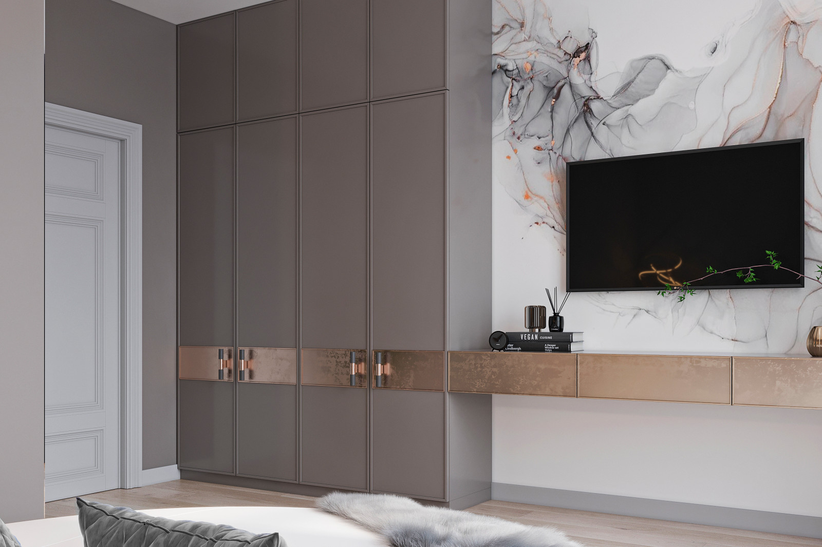 Дизайн-проект квартиры в КД «Дом Философа» 108 кв.м