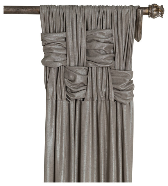 Brook Beaches Cotton With Metallic Shimmer Chelsea Drapery Panel