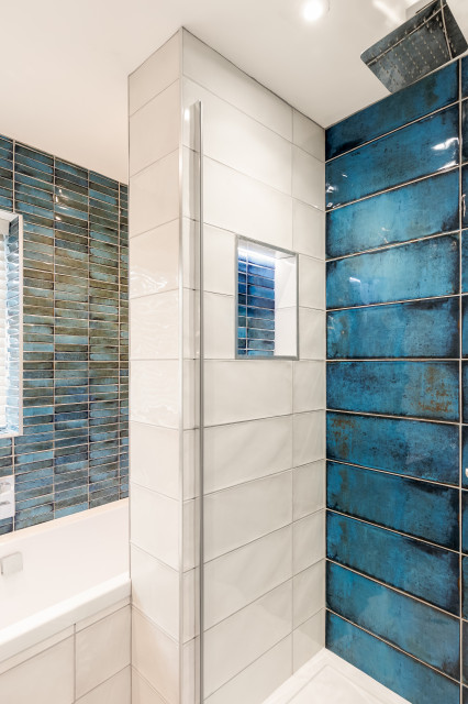 Bournemouth Cliff Top Apartment contemporary-bathroom