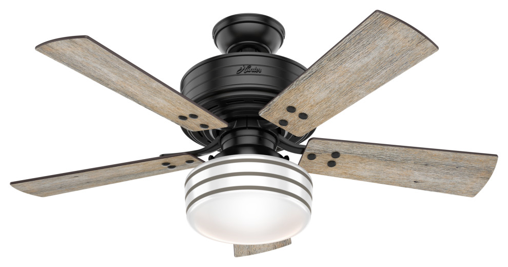 Hunter Fan Company Cedar Key Fresh White Ceiling Fan With Light/Remote