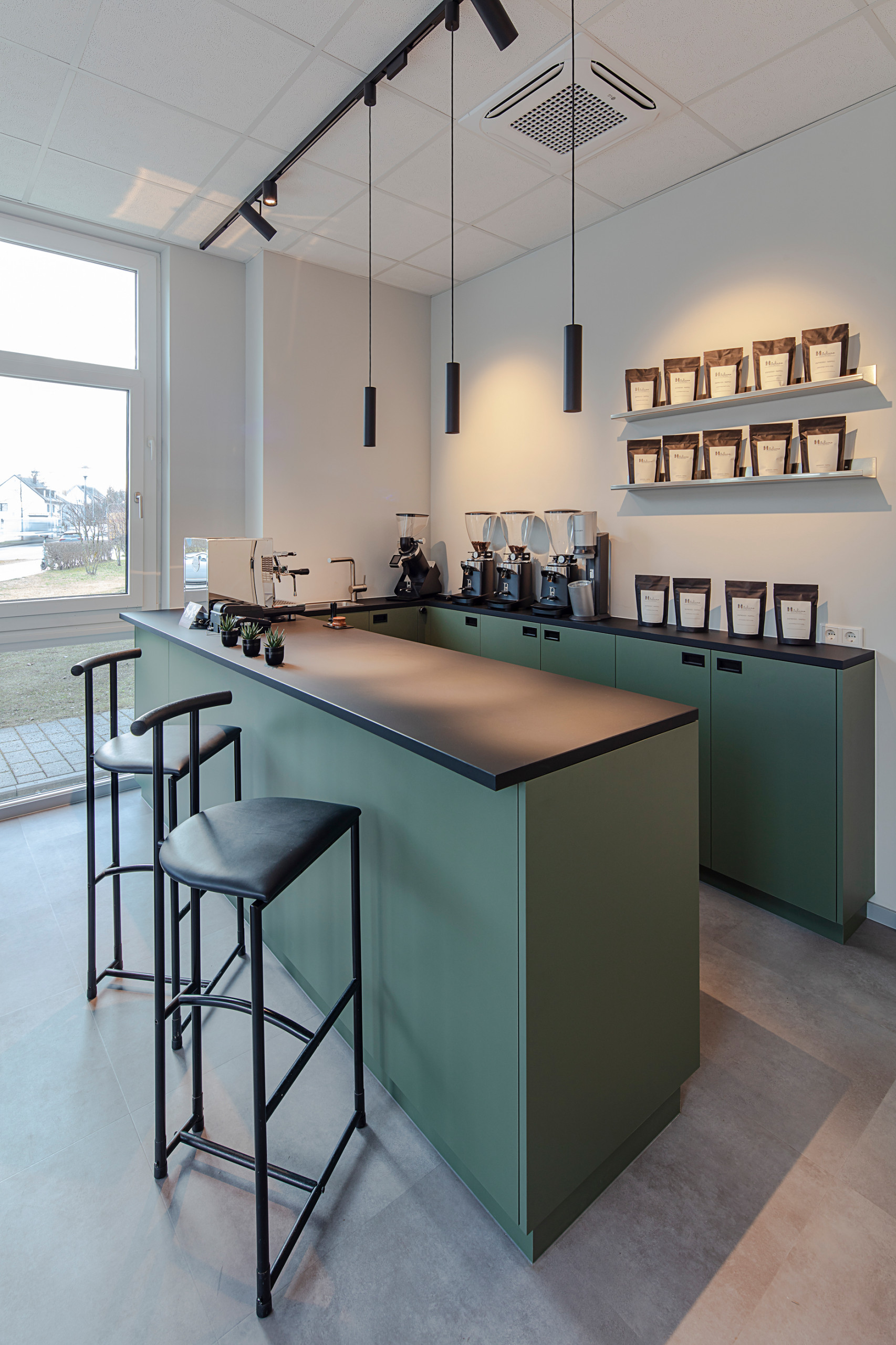 Showroom für Espressomaschinen & Barista in München