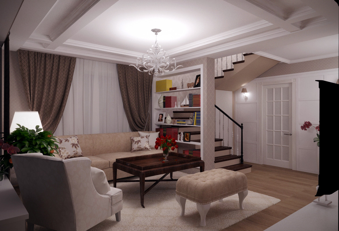 дизайн интерьера частного коттеджа в станице вешенская