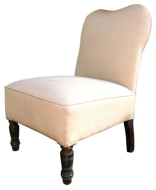 Vintage French Slipper Chair
