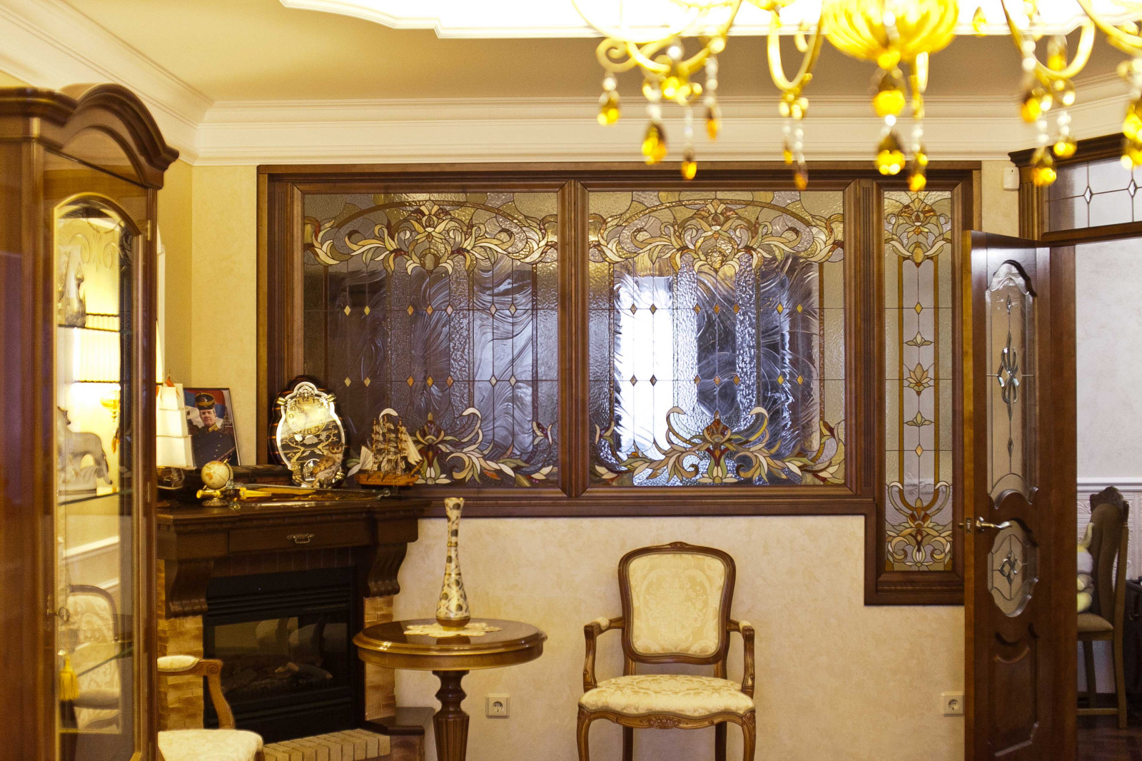 Квартира с витражами