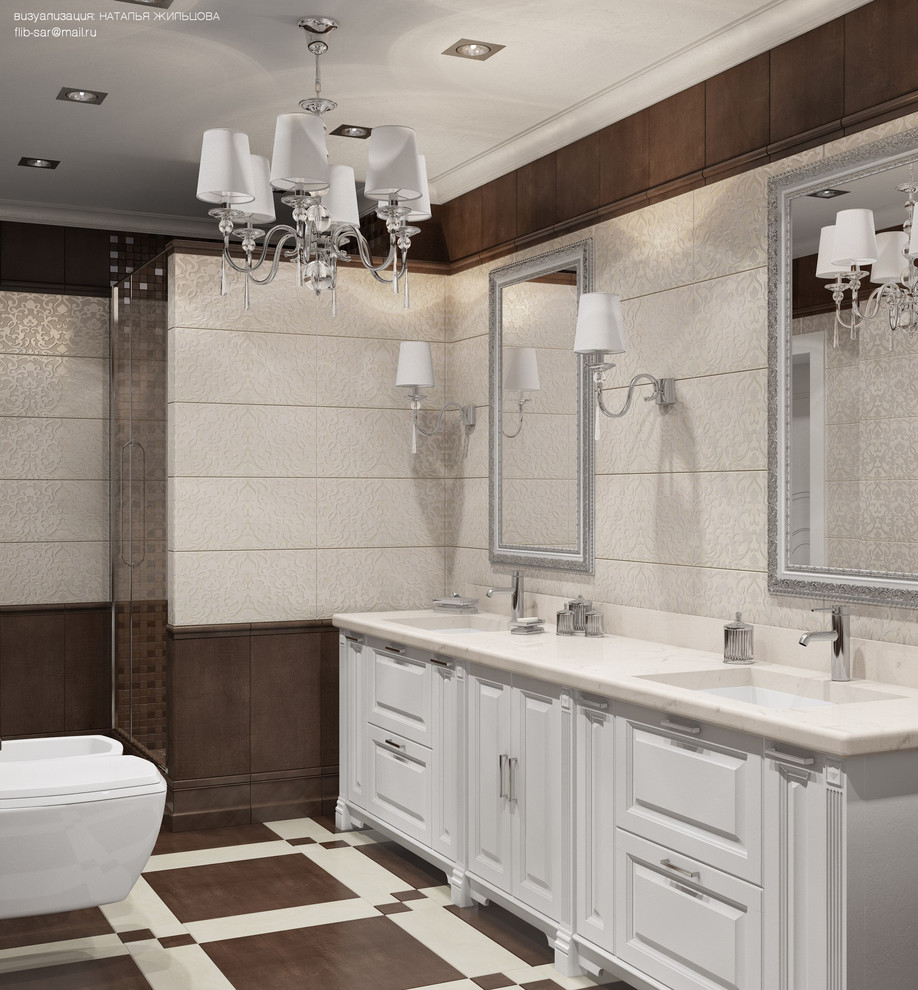 Визуализация интерьера частного дома общей площадью 336 кв.м.