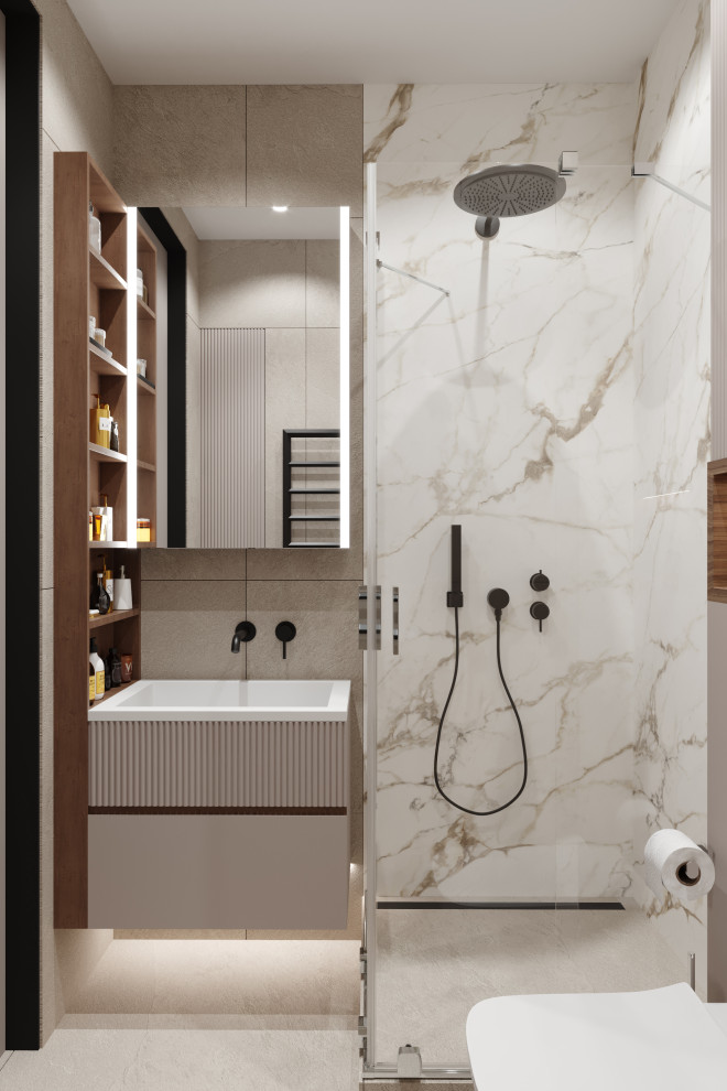 Квартира 127 кв.м. в современном стиле в ЖК Серебряный Парк.