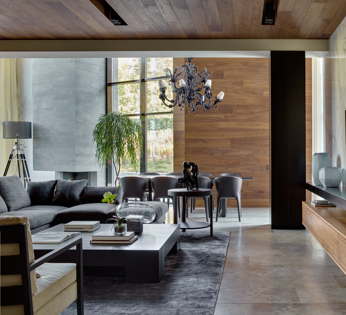 Интерьеры загородного дома на Истре