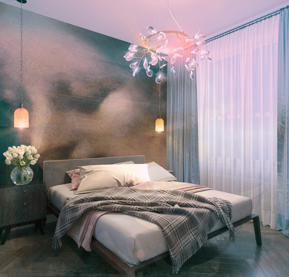 Interior design of a residential flat in The housing complex "Dynasty" at Moscow