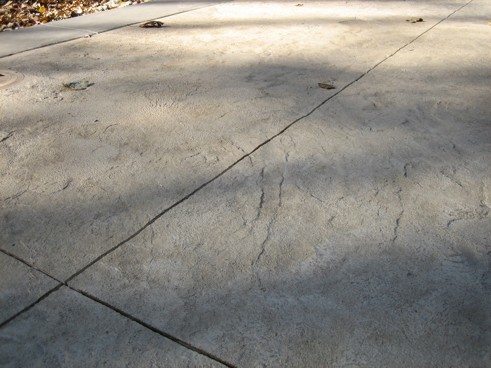 Large transitional backyard concrete paver and rectangular natural pool house photo in Cedar Rapids