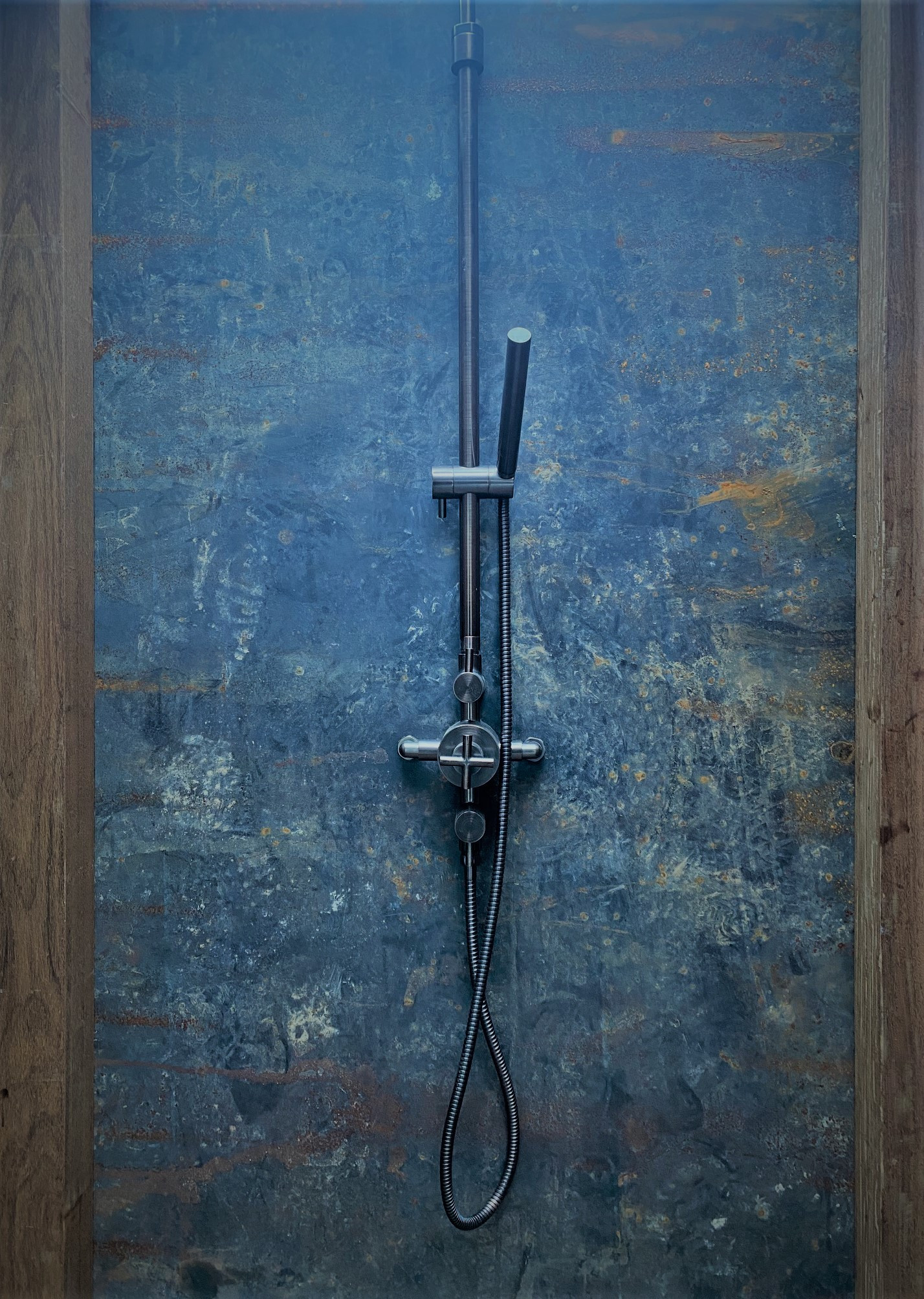 Outdoor Shower Detail - Oakland Hills CA
