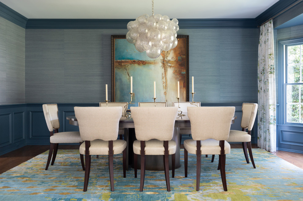 Dining room - transitional dining room idea in DC Metro