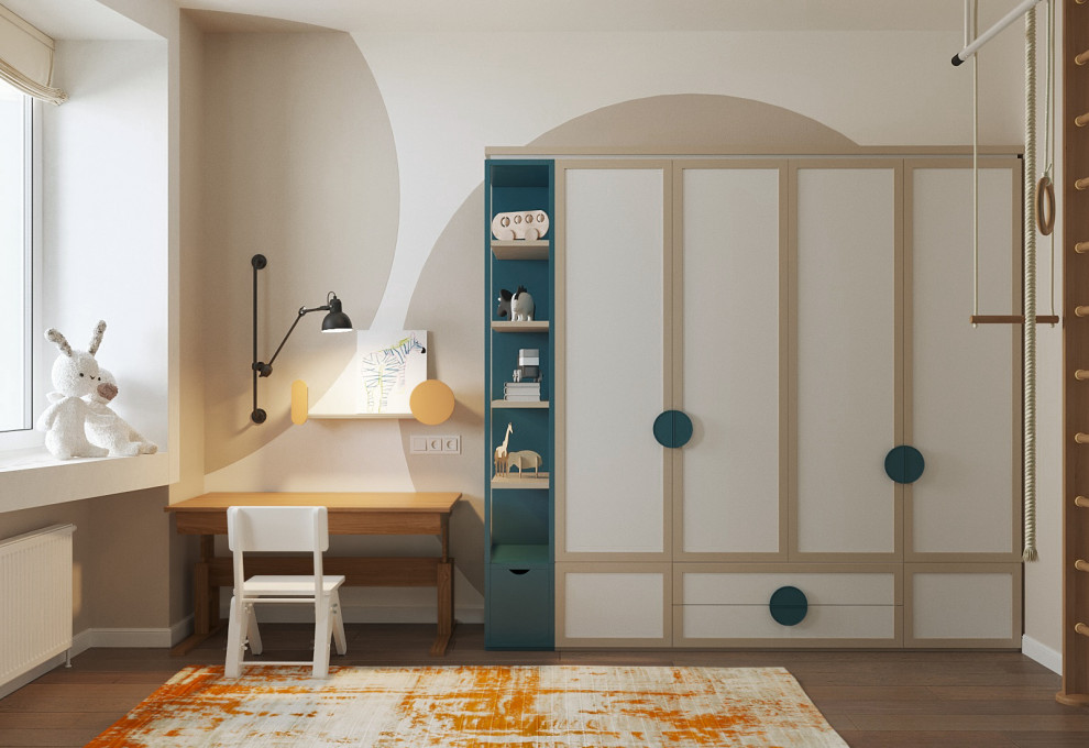 Яркая эклектика для молодой семьи