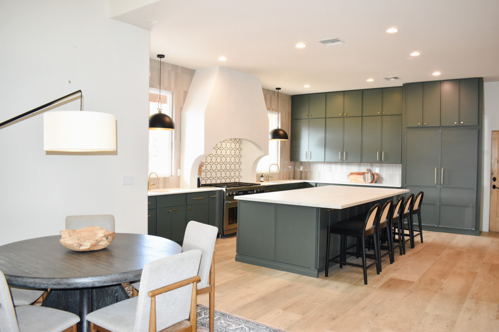 green kitchen