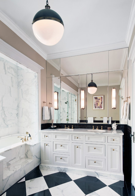 Eclectic Chic clasico-cuarto-de-bano