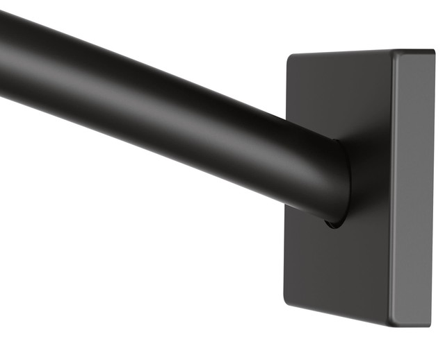 Moen Csr2168 Triva 54 60 Curved Wall Mounted Shower Curtain Traditional Rods By Buildcom - Wall Mounted Shower Curtain Rod Moen Csr2168 Triva 54 60 Curved Wall Mounted Shower Curtain Traditional Rods By Buildcom - Wall Mounted Shower Curtain Rod