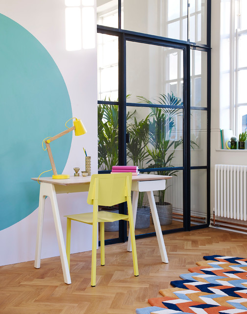 Celine Desk Walnut Contemporary Home Office London By Heal S Houzz Uk