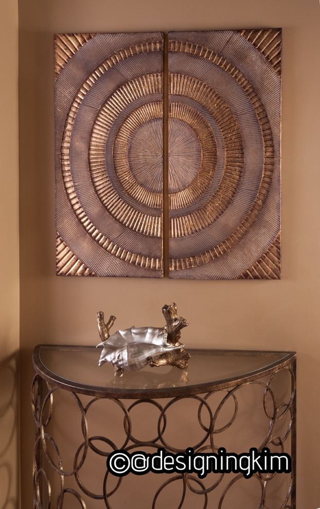 Inspiration for a transitional entryway remodel in Atlanta