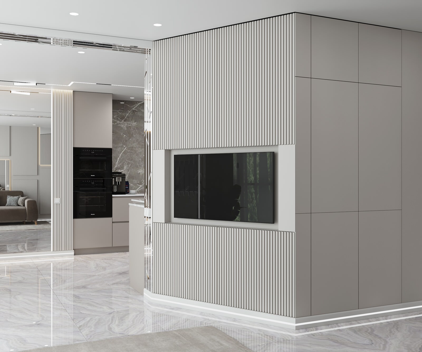 Дизайн квартиры сложной планировки