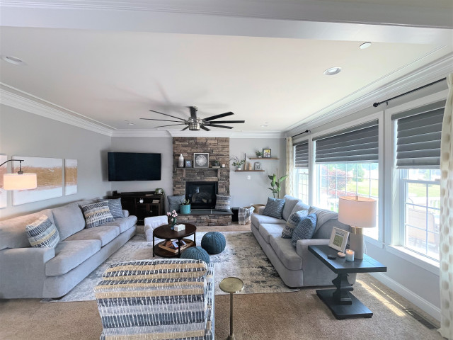 Contemporary modern-wohnzimmer