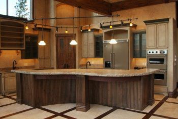 Inspiration for a rustic home design remodel in Orange County