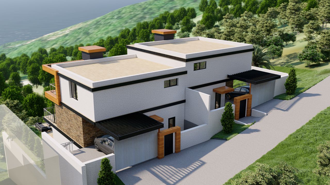 Дом танхаус (S 280м2)