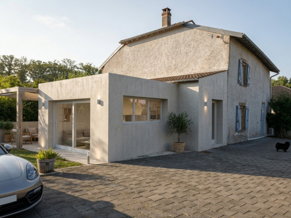 Extension et pergola