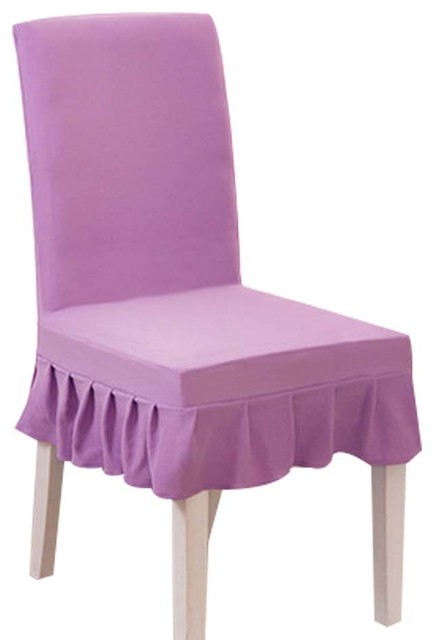Light Purple 2 Pcs Fit Stretch Elastic Short Chair Covers Light Purple 2 Pcs Fit Stretch Elastic Short Chair Covers Cloth Slipcovers Contemporary And By Blancho Bedding