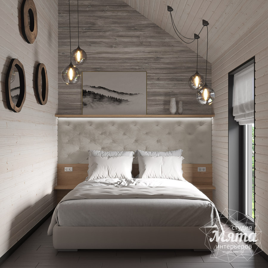 Дизайн-проект одноэтажного дома с террасой 63 м2