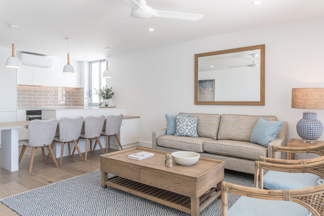 Fairshore Penthouse beach-style-living-room