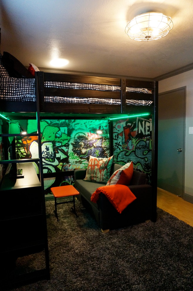 Example of an urban kids' room design in San Francisco