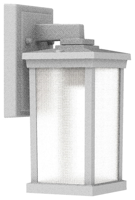 Craftmade Composite Lanterns 12" Outdoor Wall Light in Textured White