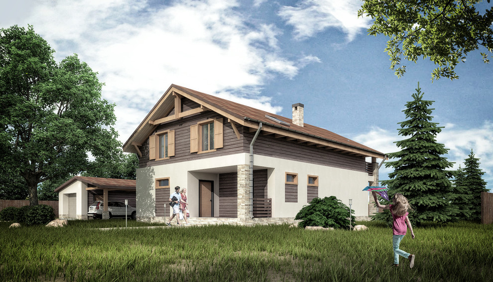 Проект дома площадью 200 м2 в Москве