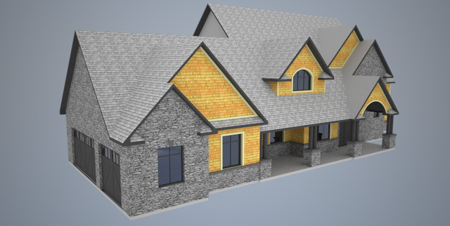 Custom Homes rendering