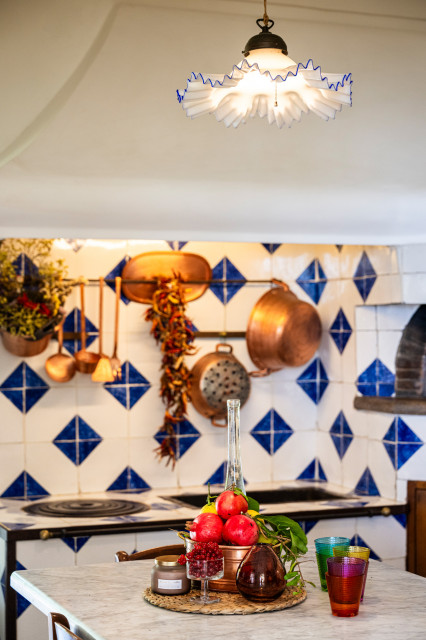 Casa Merc&egrave; Positano - Cucina mediterranean-kitchen