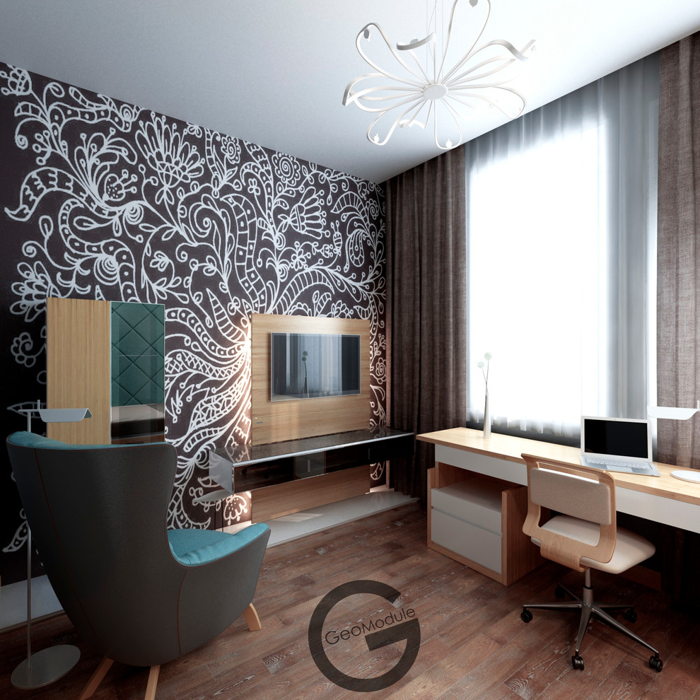 Проект квартиры для семьи с ребенком. "Вода и земля"