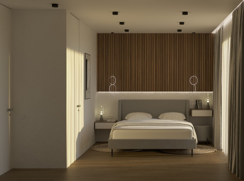 Проект загородного дома в Ленинградской области, стиль джапанди