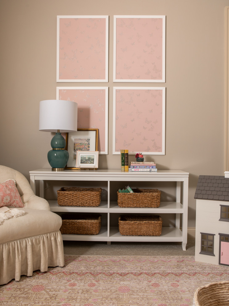 Waterfront Traditional Home - Elegant nursery photo in Indianapolis
