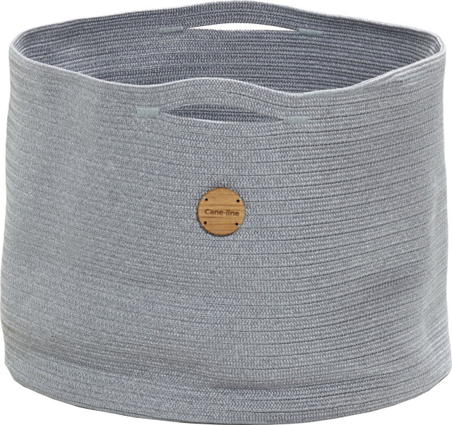 Soft Rope Basket, Large Contemporary Baskets by HedgeApple Houzz