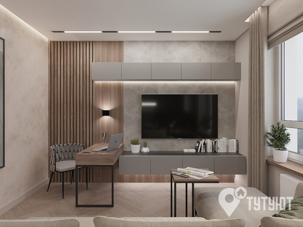 Атмосферная квартира в ЖК Женева