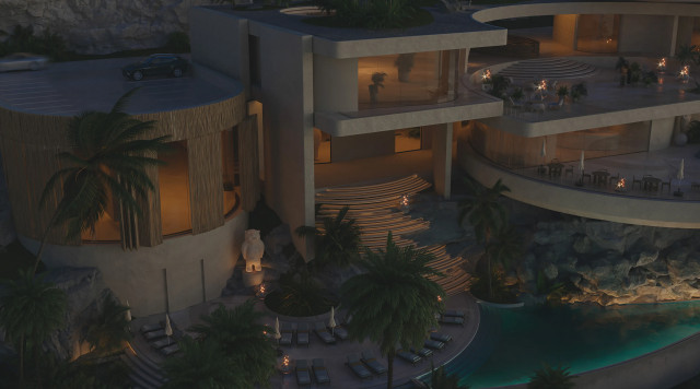 8SUN RESORT modern-fasad