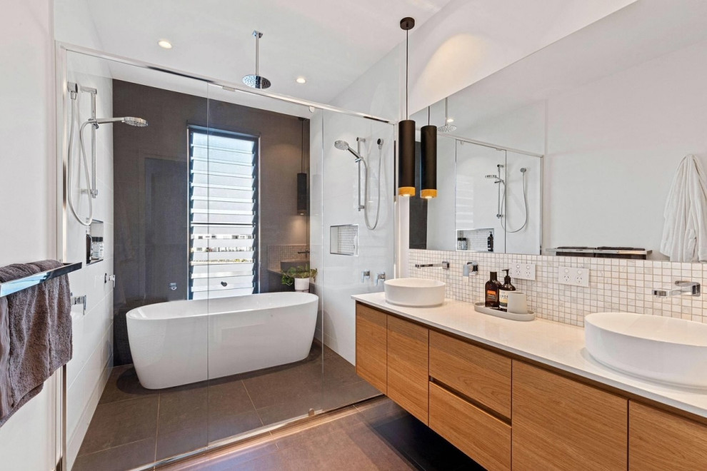 This is an example of an industrial bathroom in Townsville.