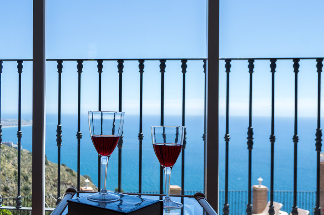 Home Staging y fotograf&iacute;a en villa de alquiler vacacional "Esmeralda" mediterraneen-salon