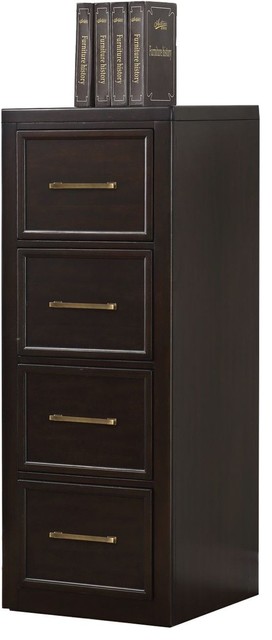 Parker House Greenwich 4 Drawer Tall File Cabinet Transitional