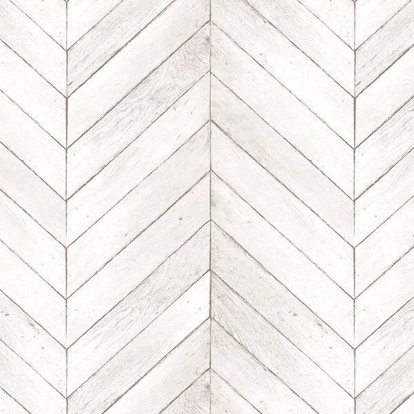 Chevron Wood Wallpaper, Bolt - Farmhouse - Wallpaper - by American