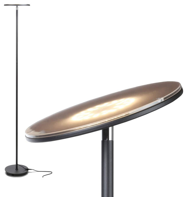 Brightech Sky Flux Led Torchiere Floor, Led Torchiere Floor Lamp