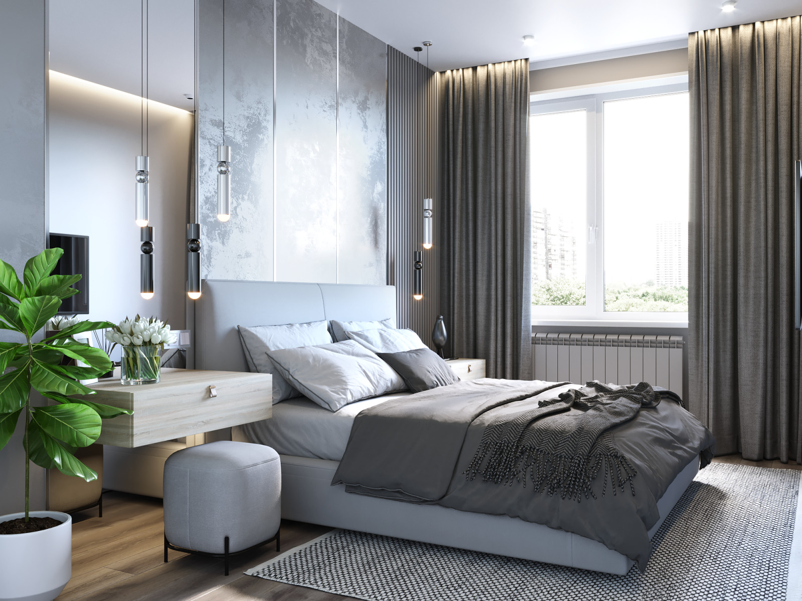 Проект квартиры в Москве 61 м.кв