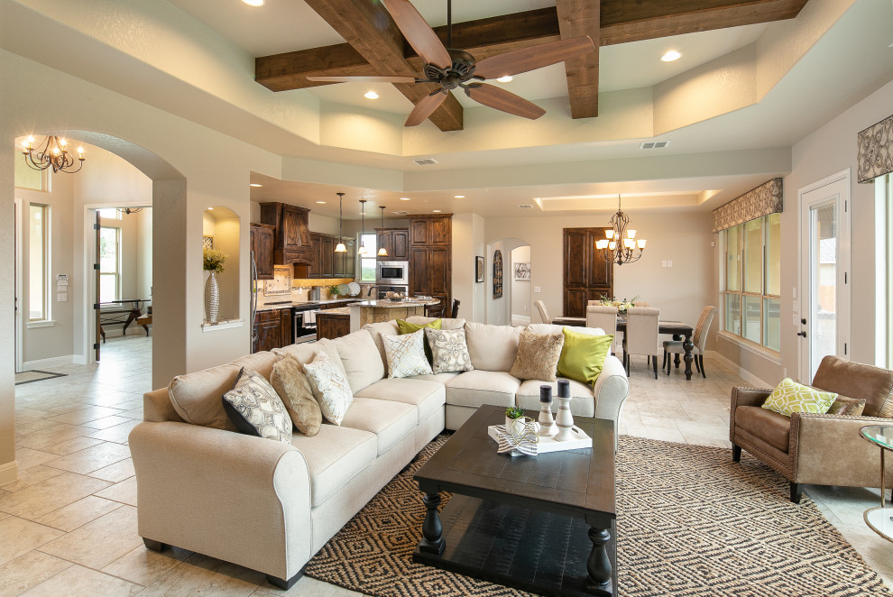 Inspiration for a rustic home design remodel in Austin