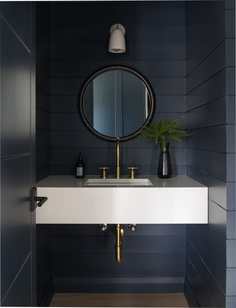 Manzanita Beach House - Beach Style - Powder Room - Portland - by ...