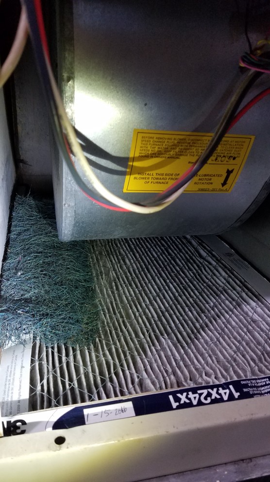 Need to install a bottom filter rack for a Carrier 58GS0502 furnace.