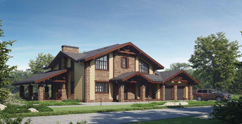 Проект дома в стиле шале